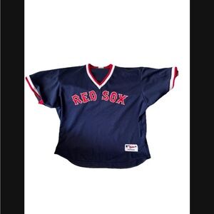 True vintage Boston Red Sox home batting practice jersey
